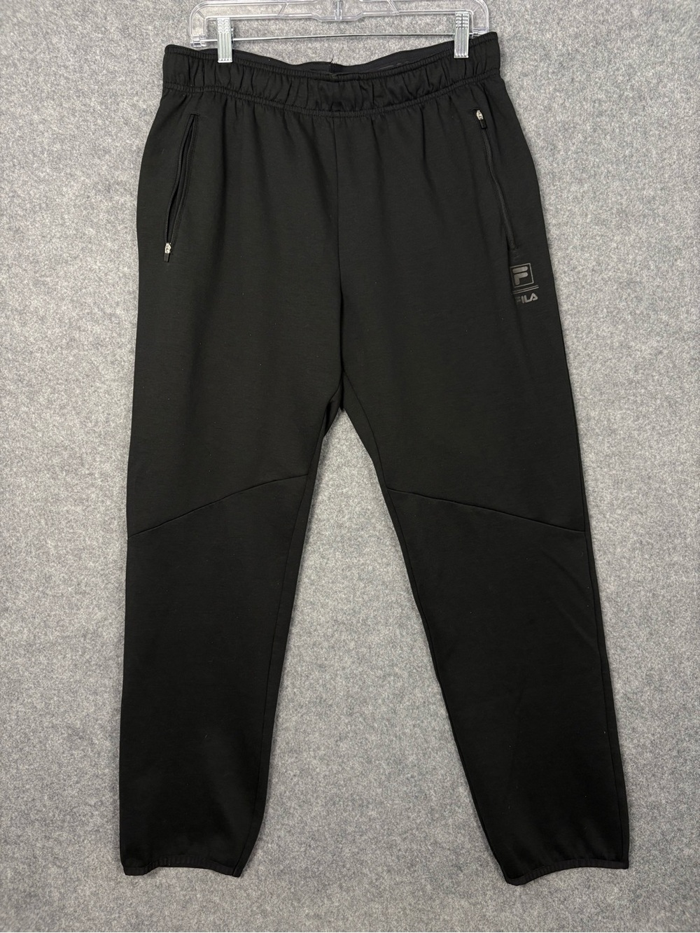FILA Black Athletic Track Pants Joggers Size Medium
